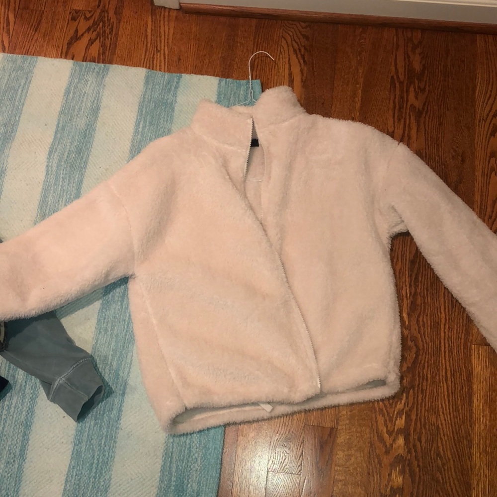 Cropped Teddy Coat